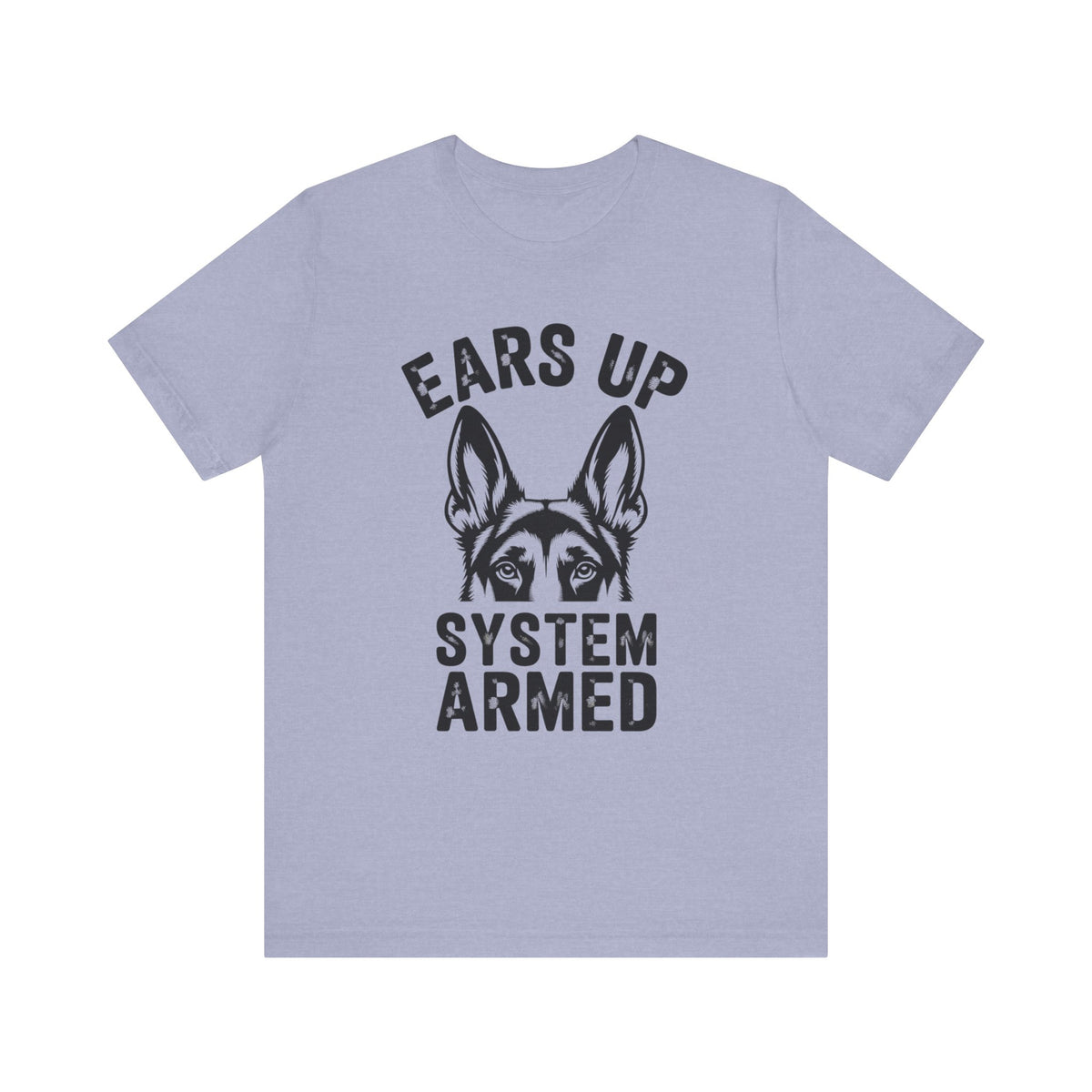 Ears Up System Armed German Shepherd T-Shirt