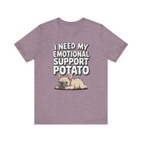 Load image into Gallery viewer, Emotional Support Potato Frenchie T-Shirt
