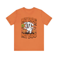 Load image into Gallery viewer, My Dog is My Boo Halloween T-Shirt
