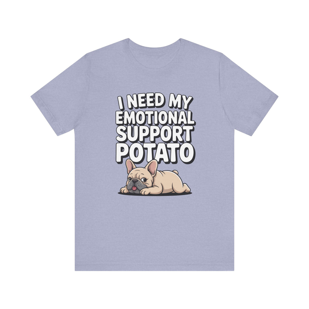 Emotional Support Potato Frenchie T-Shirt