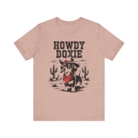 Load image into Gallery viewer, Howdy Doxie Dachshund T-Shirt
