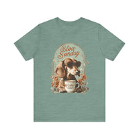 Load image into Gallery viewer, Slow Sunday Coffee Club Dachshund T-Shirt
