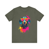 Load image into Gallery viewer, Dachshund Neon Splash T-Shirt
