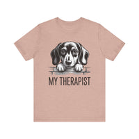 Load image into Gallery viewer, My Therapist Dachshund T-Shirt
