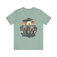 Load image into Gallery viewer, Dachshund UFO T-Shirt

