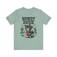 Load image into Gallery viewer, Howdy Doxie Dachshund T-Shirt
