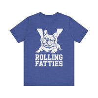Load image into Gallery viewer, Rolling Fatties French Bulldog T-Shirt
