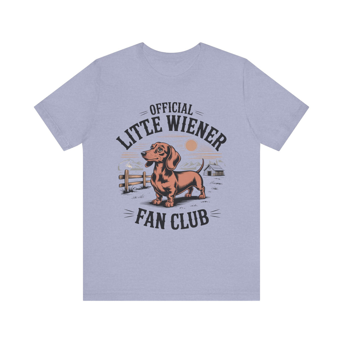 Official Little Wiener Fan Club Dachshund Shirt