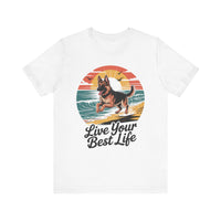 Load image into Gallery viewer, Live Your Best Life German Shepherd T-Shirt
