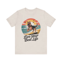Load image into Gallery viewer, Live Your Best Life German Shepherd T-Shirt
