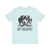 Load image into Gallery viewer, My Therapist Dachshund T-Shirt
