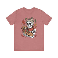 Load image into Gallery viewer, Dachshund Skeleton Fall T-Shirt
