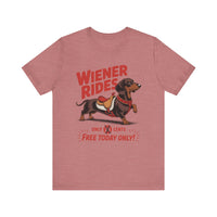 Load image into Gallery viewer, Wiener Rides Free Today Only T-Shirt
