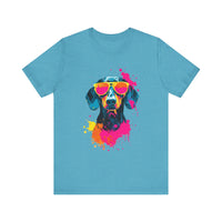 Load image into Gallery viewer, Dachshund Neon Splash T-Shirt
