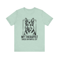 Load image into Gallery viewer, My Therapist Sheds an Awful Lot German Shepard T-Shirt
