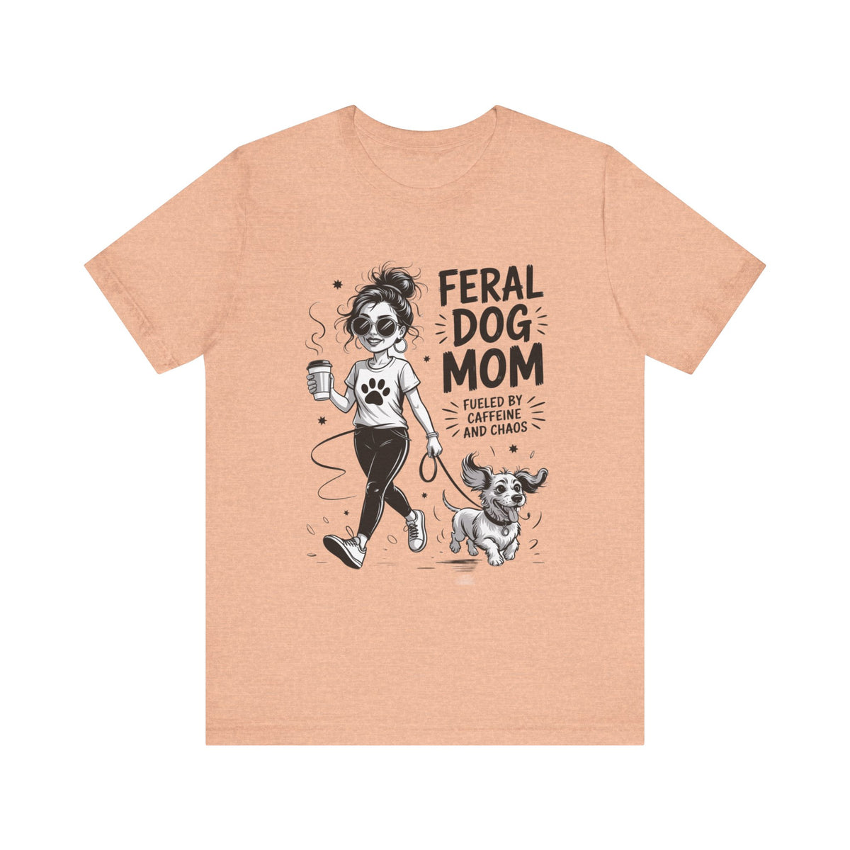 Feral Dog Mom Dachshund T-Shirt