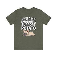 Load image into Gallery viewer, Emotional Support Potato Frenchie T-Shirt
