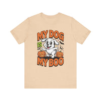 Load image into Gallery viewer, My Dog is My Boo Halloween T-Shirt
