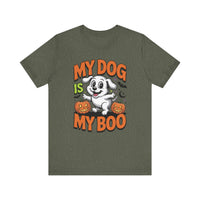 Load image into Gallery viewer, My Dog is My Boo Halloween T-Shirt
