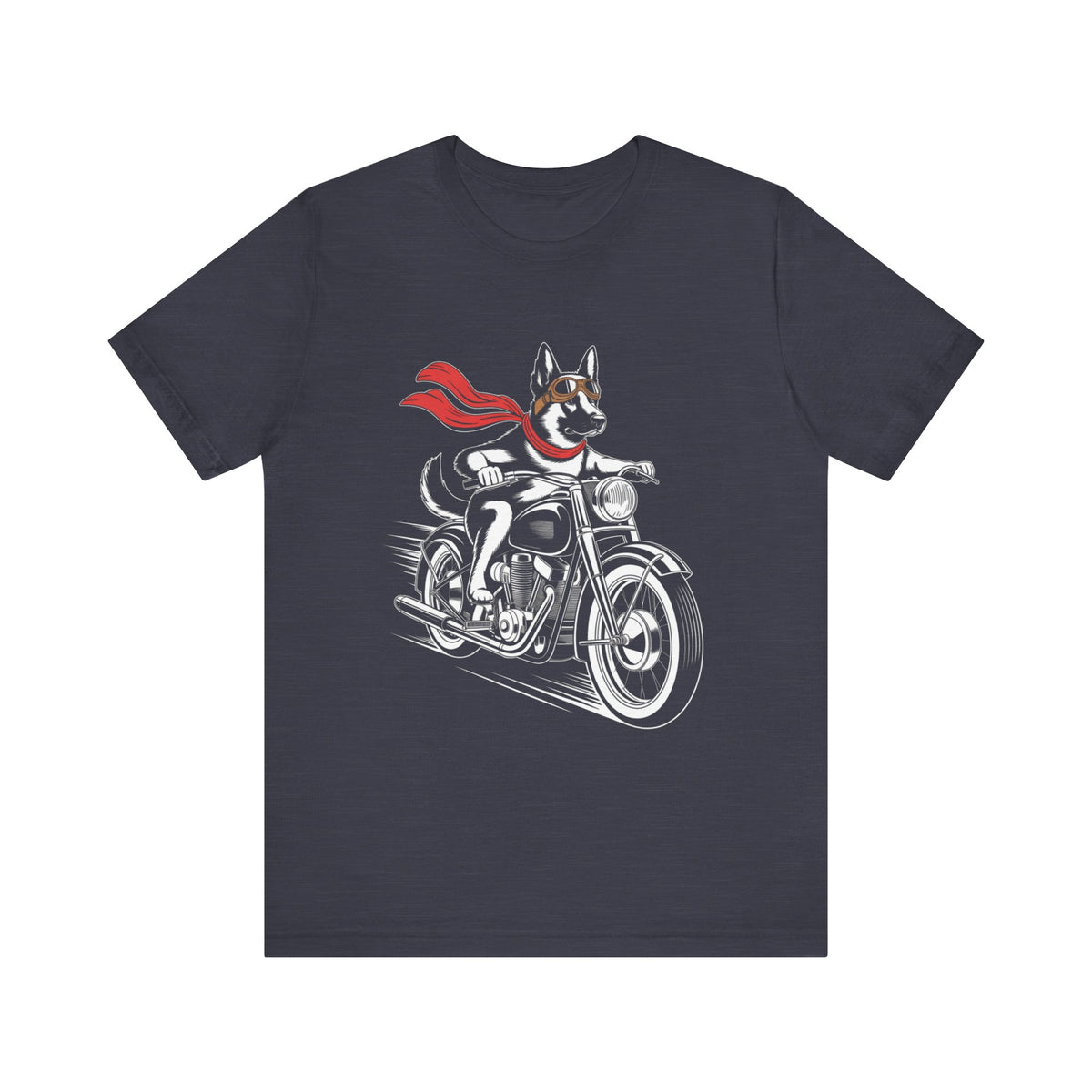 German Shepherd Motorcycle T-Shirt