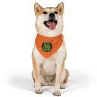 Load image into Gallery viewer, Here to Stir the Pot Halloween Dog Bandana Collar
