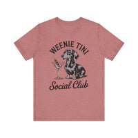 Load image into Gallery viewer, Weenie Tini Social Club Dachshund T-Shirt
