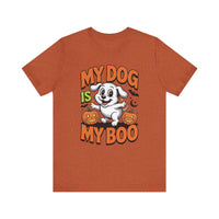 Load image into Gallery viewer, My Dog is My Boo Halloween T-Shirt

