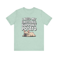 Load image into Gallery viewer, Emotional Support Potato Frenchie T-Shirt
