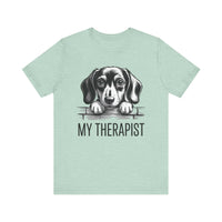 Load image into Gallery viewer, My Therapist Dachshund T-Shirt
