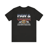 Load image into Gallery viewer, Paw and Order Dog T-Shirt
