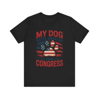 Load image into Gallery viewer, My Dog Votes Smarter Than Congress T-Shirt
