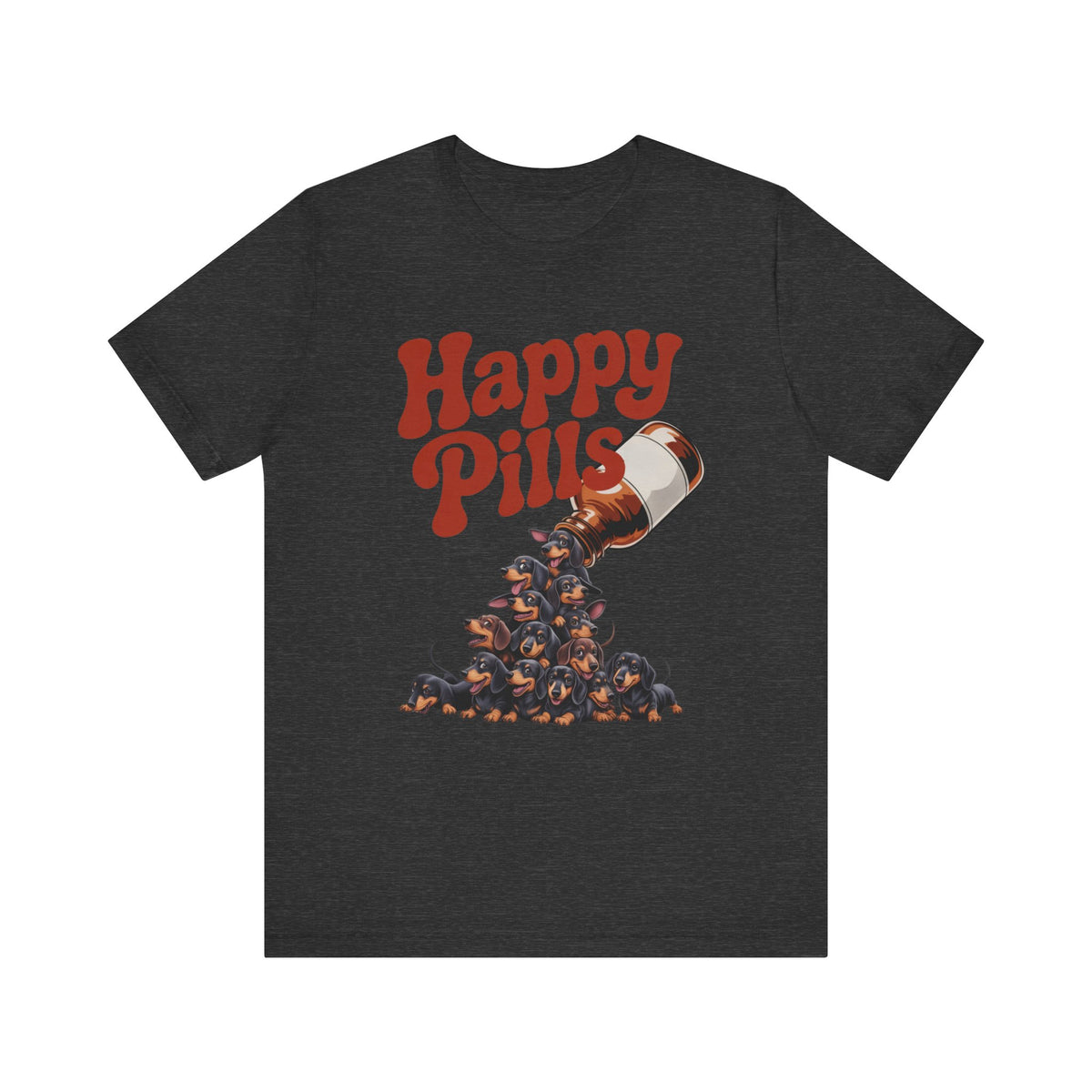 Dachshund Happy Pills T-Shirt