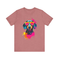 Load image into Gallery viewer, Dachshund Neon Splash T-Shirt
