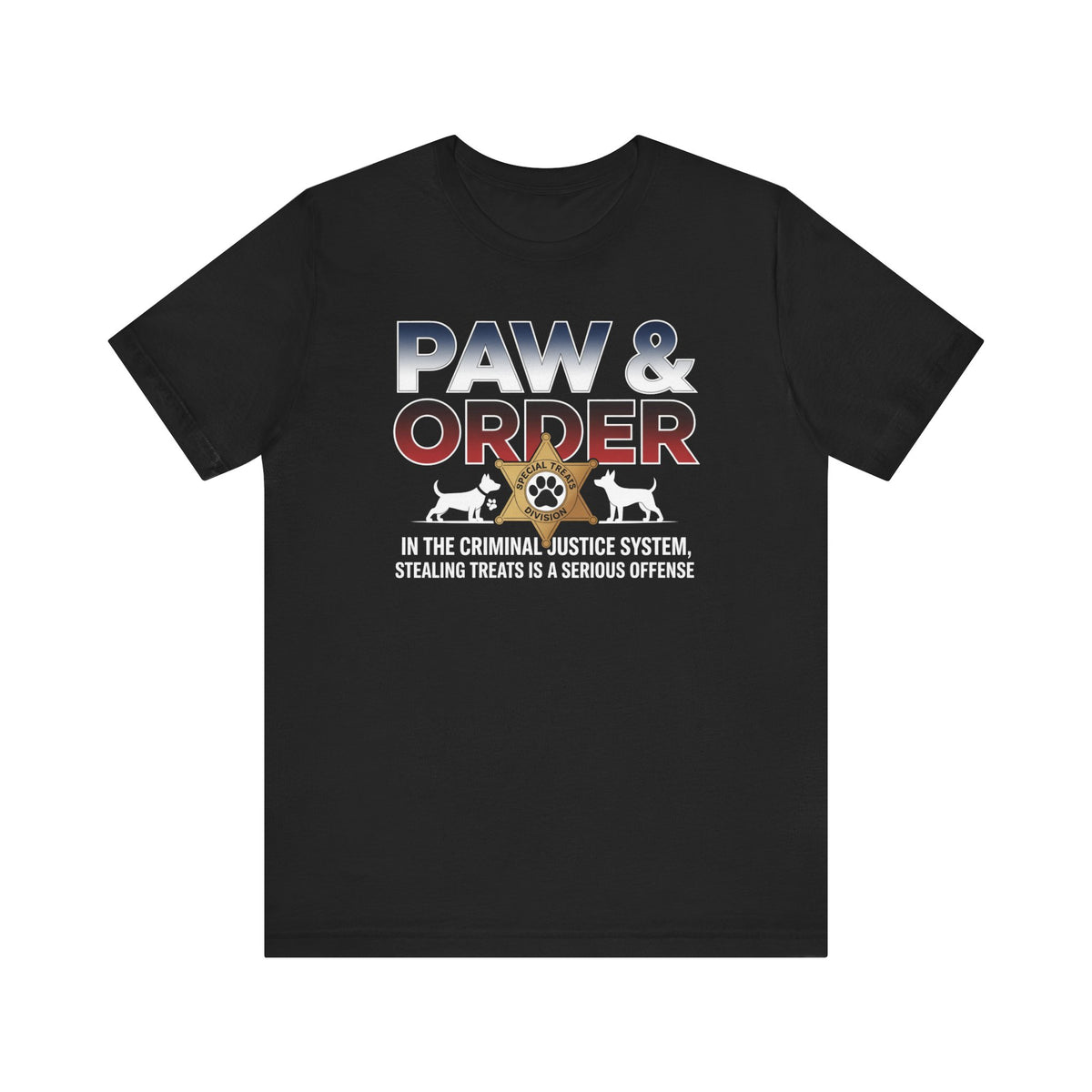 Paw and Order Dog T-Shirt