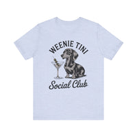 Load image into Gallery viewer, Weenie Tini Social Club Dachshund T-Shirt
