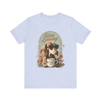 Load image into Gallery viewer, Slow Sunday Coffee Club Dachshund T-Shirt
