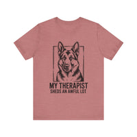 Load image into Gallery viewer, My Therapist Sheds an Awful Lot German Shepard T-Shirt
