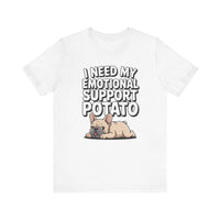 Load image into Gallery viewer, Emotional Support Potato Frenchie T-Shirt
