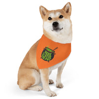 Load image into Gallery viewer, Here to Stir the Pot Halloween Dog Bandana Collar
