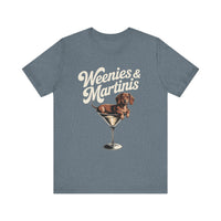 Load image into Gallery viewer, Weenies and Martinis Dachshund T-Shirt
