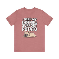Load image into Gallery viewer, Emotional Support Potato Frenchie T-Shirt
