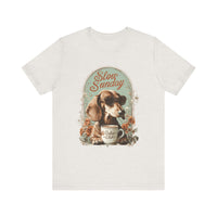 Load image into Gallery viewer, Slow Sunday Coffee Club Dachshund T-Shirt
