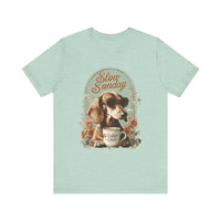Load image into Gallery viewer, Slow Sunday Coffee Club Dachshund T-Shirt
