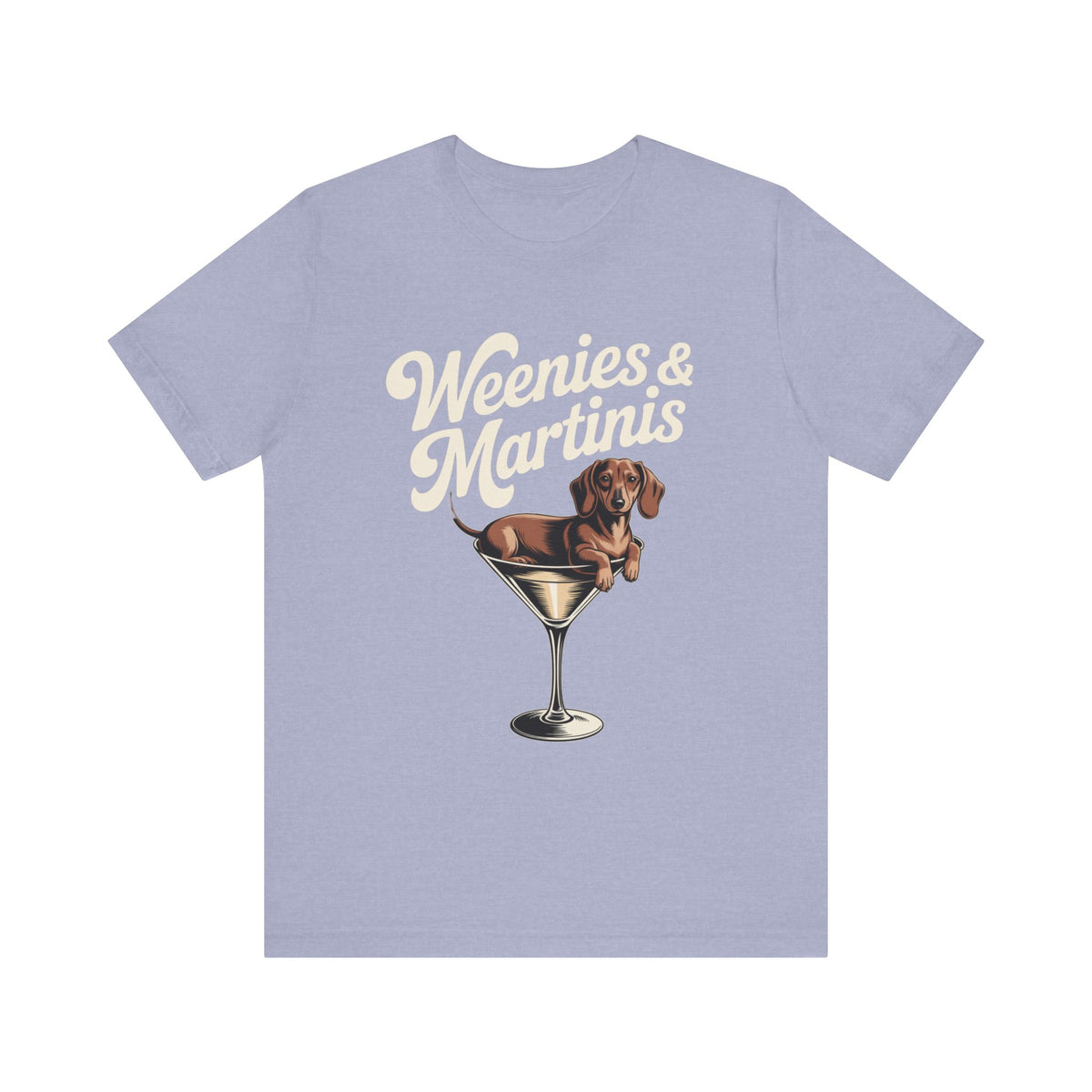 Weenies and Martinis Dachshund T-Shirt