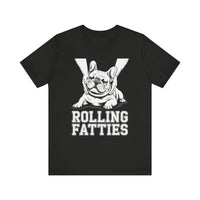 Load image into Gallery viewer, Rolling Fatties French Bulldog T-Shirt
