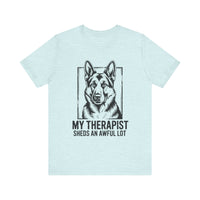 Load image into Gallery viewer, My Therapist Sheds an Awful Lot German Shepard T-Shirt

