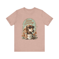 Load image into Gallery viewer, Slow Sunday Coffee Club Dachshund T-Shirt
