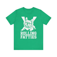 Load image into Gallery viewer, Rolling Fatties French Bulldog T-Shirt
