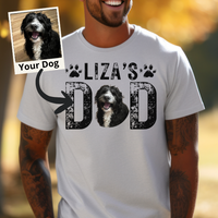 Load image into Gallery viewer, Personalized Dog Dad T-Shirt
